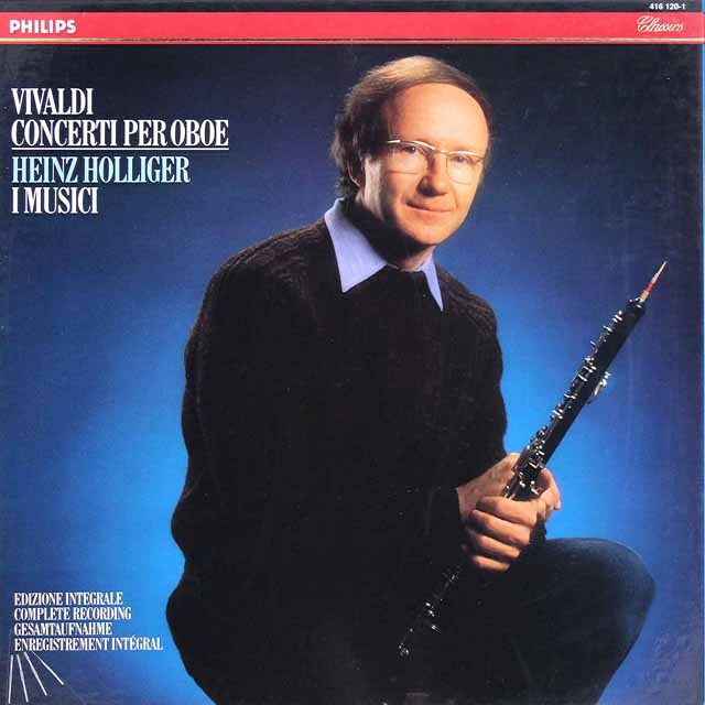 ホリガー、イ・ムジチのヴィヴァルディ/オーボエ協奏曲集　蘭PHILIPS　3619　LP レコード