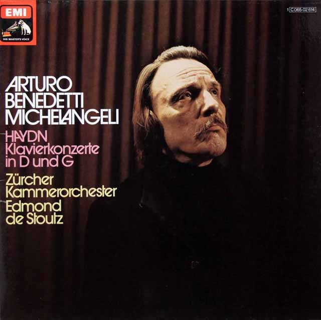 【独最初期盤】　ミケランジェリのハイドン/ピアノ協奏曲集　独EMI　3620　LP レコード
