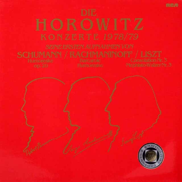 ホロヴィッツ・コンサート1978、79　 独RCA　3620　LP レコード