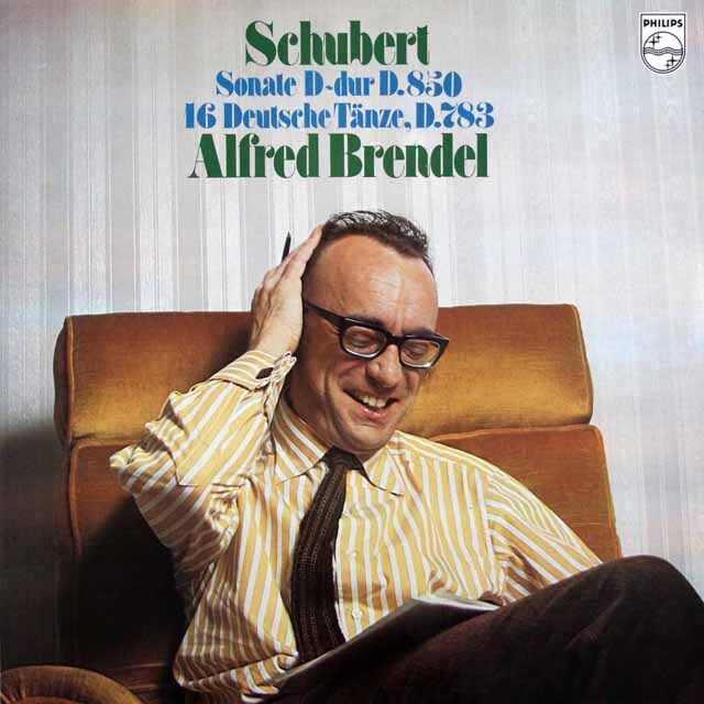 ブレンデルのシューベルト/ピアノソナタ第17番ほか　蘭PHILIPS　3620　LP レコード