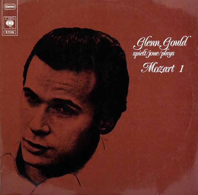 グールドのモーツァルト/ピアノソナタ第1番～第7番、第9番　独CBS　3621　LP レコード