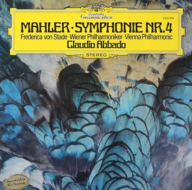 アバドのマーラー/交響曲第4番　独DGG　3621　LP レコード