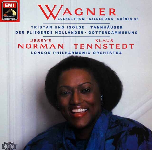 ノーマン、テンシュテットのワーグナー/アリア集　独EMI　3621　LP レコード