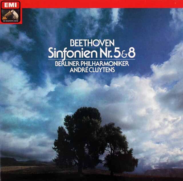 クリュイタンスのベートーヴェン/交響曲第5番「運命」、第8番　独EMI　3621　LP レコード