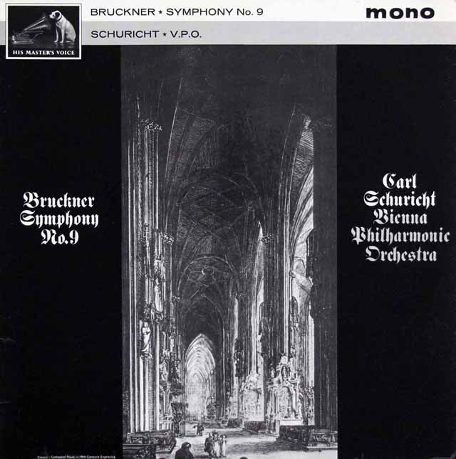 【モノラル】　シューリヒトのブルックナー/交響曲第9番　英EMI　3621　LP レコード