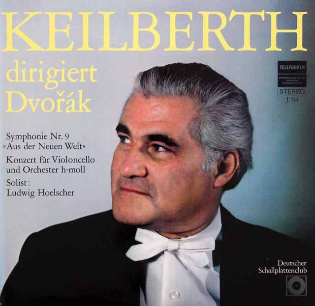 カイルベルトのドヴォルザーク/交響曲第9番「新世界より」ほか　独TELEFUNKEN　3621　LP レコード