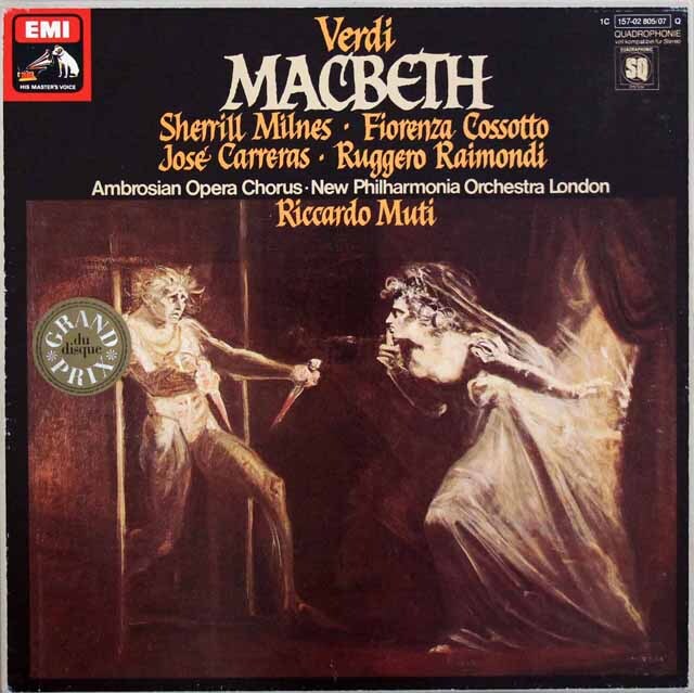 ムーティのヴェルディ/「マクベス」全曲　独EMI　3621　LP レコード