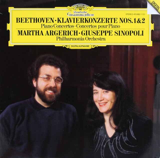 LP レコード アルゲリッチ、シノーポリのベートーヴェン/ピアノ協奏曲