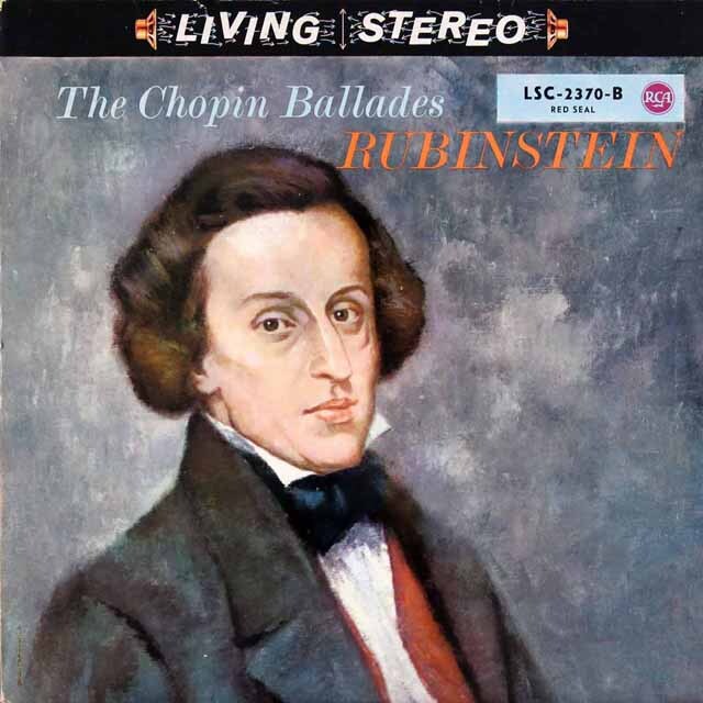 ルービンシュタインのショパン/バラード集　独RCA　3623　LP レコード
