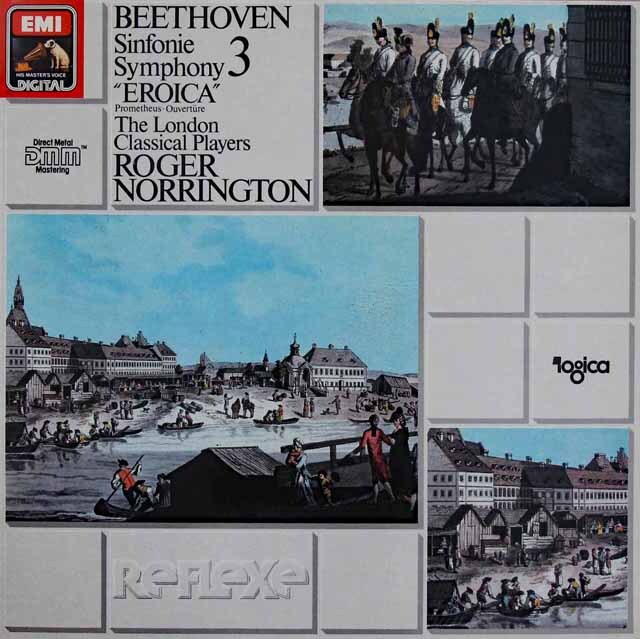 ノリントンのベートーヴェン/交響曲第3番「英雄」ほか　独EMI　3623　LP レコード