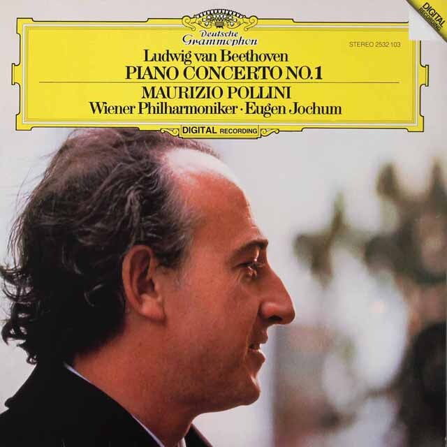 ポリーニ、ヨッフムのベートーヴェン/ピアノ協奏曲第1番　ブラジルDGG　3624　LP レコード