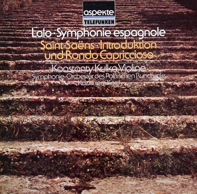 クルカのラロ/スペイン交響曲ほか　独TELEFUNKEN　3624　LP レコード