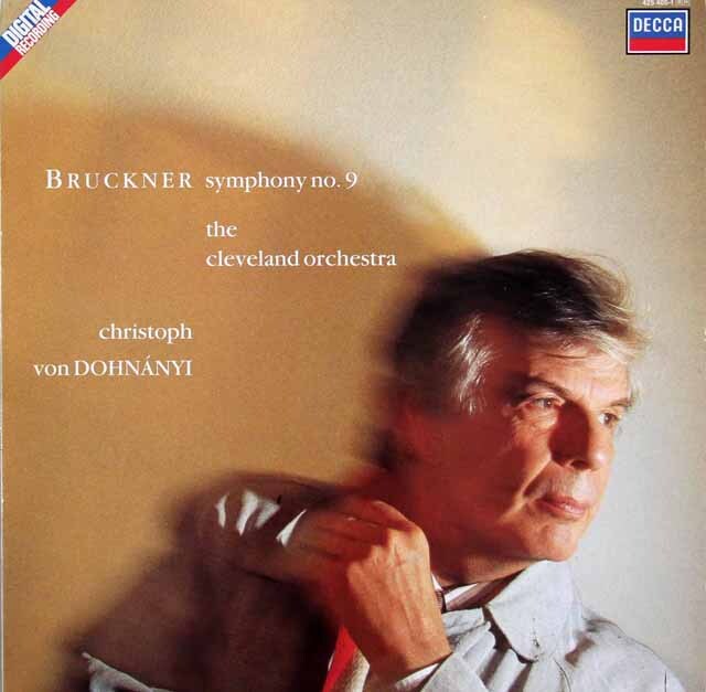 ドホナーニのブルックナー/交響曲第9番　蘭DECCA　3624　LP レコード