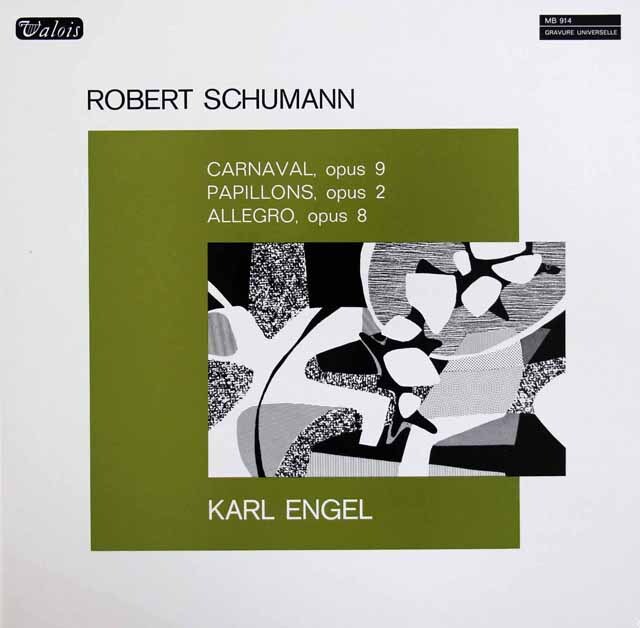 エンゲルのシューマン/謝肉祭、蝶々 ほか　仏Valois　3624　LP レコード