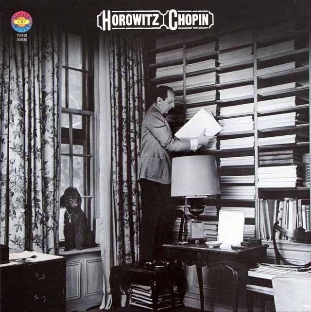「ホロヴィッツ＆ショパン」 幻想ポロネーズ ほか　独CBS　3624　LP レコード
