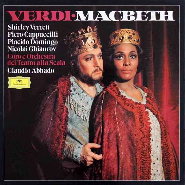 アバドのヴェルディ/歌劇「マクベス」全曲　独DGG　3624　LP レコード