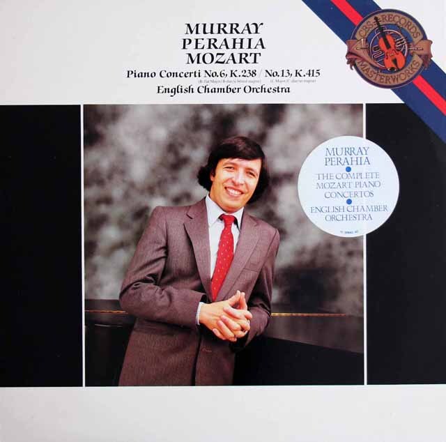 ペライアのモーツァルト/ピアノ協奏曲第6、13番　蘭CBS　3625　LP レコード