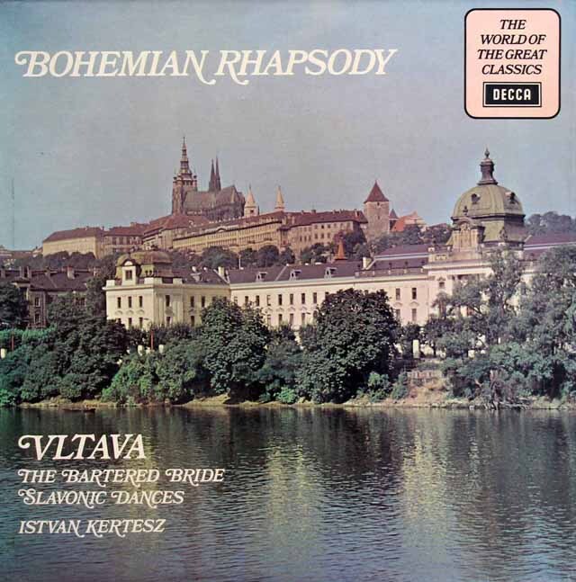 ケルテスのスメタナ/「モルダウ」、ドヴォルザーク/「スラヴ舞曲集」　英DECCA　3625　LP レコード