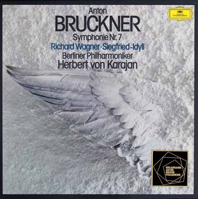 カラヤンのブルックナー/交響曲第7番ほか　独DGG　3625　LP レコード
