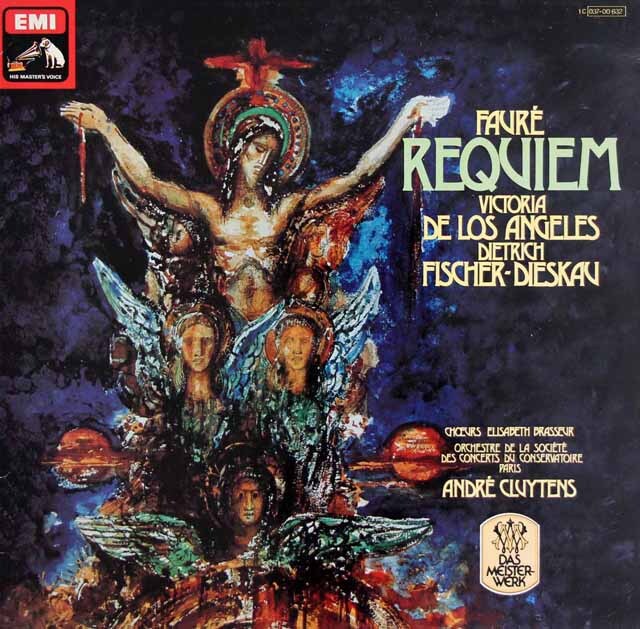 クリュイタンスのフォーレ/「レクイエム」　独EMI　3625　LP レコード