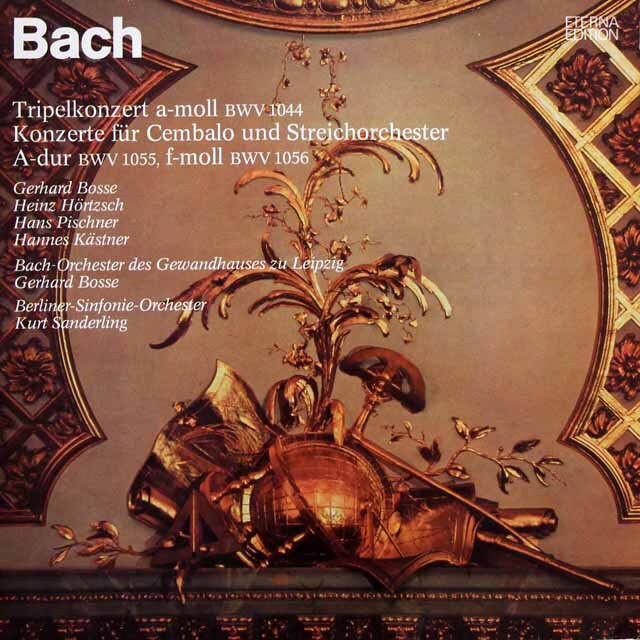 ピシュナー、ボッセ、ザンデルリンクらのバッハ/協奏曲集　独ETERNA　3625　LP レコード