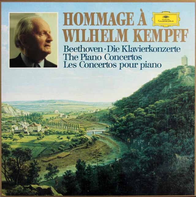 ケンプへのオマージュ　ケンプのベートーヴェン/ピアノ協奏曲全集　独DGG　3625　LP レコード