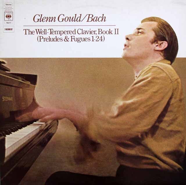 グールドのバッハ/「平均律クラヴィーア曲集」第2巻全曲 　英CBS　3626　LP レコード