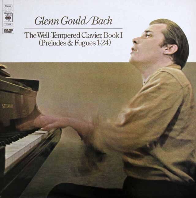 グールドのバッハ/「平均律クラヴィーア曲集」第1巻全曲 　英CBS　3626　LP レコード