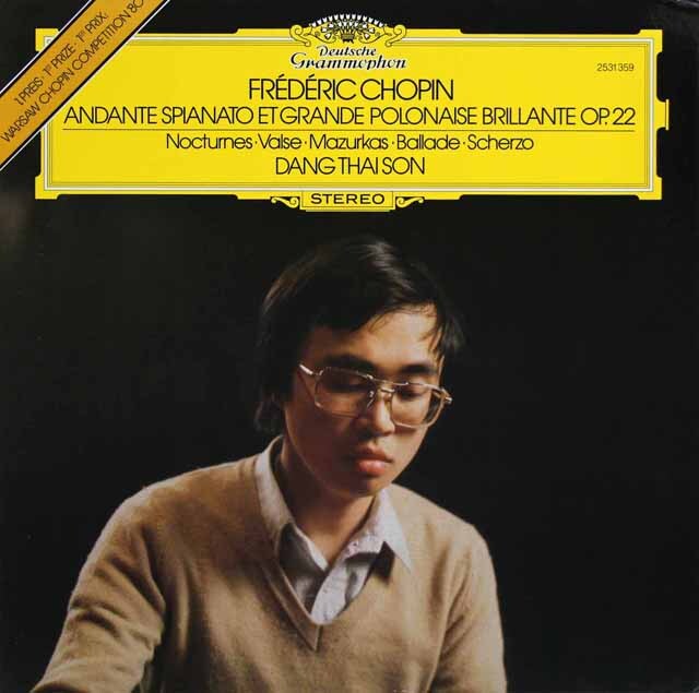 ダン・タイ・ソン/ショパン・リサイタル　独DGG　3626　LP レコード