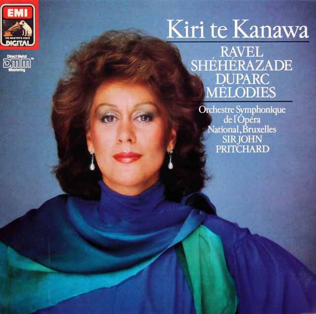 キリ・テ・カナワのラヴェル/「シェヘラザード 」ほか　独EMI　3627　LP レコード
