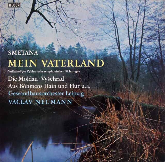 ノイマンのスメタナ/連作交響詩「わが祖国」全曲　独DECCA　3628　LP レコード