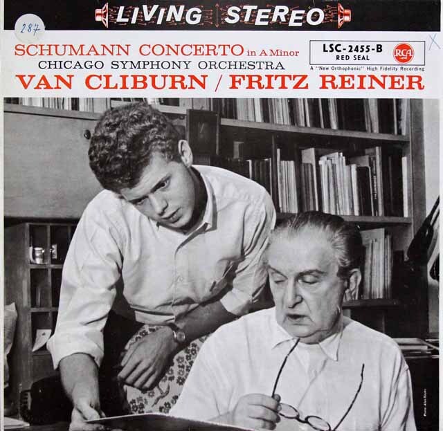 クライバーン、ライナーのシューマン/ピアノ協奏曲　独RCA　3628　LP レコード