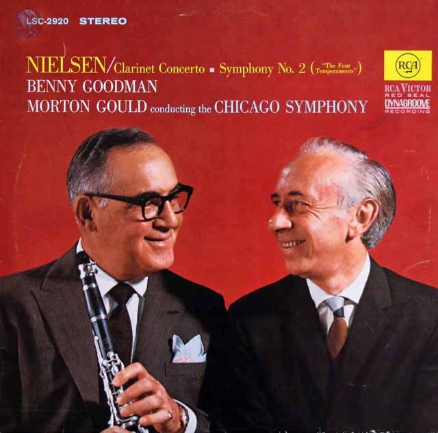 グッドマン、グールドのニールセン/クラリネット協奏曲 ほか　独RCA　3628　LP レコード