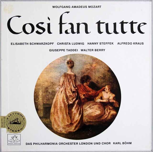 ベームのモーツァルト/「コシ・ファン・トゥッテ」全曲　独EMI　3628　LP レコード