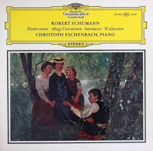 エッシェンバッハのシューマン/子供の情景ほか　独DGG　3731　LP レコード