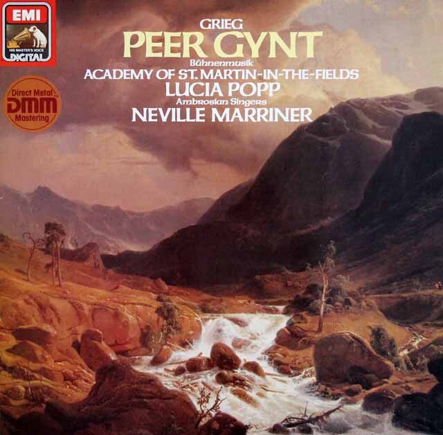 ポップ、マリナーのグリーグ/「ペール・ギュント」抜粋　独EMI　3629　LP レコード