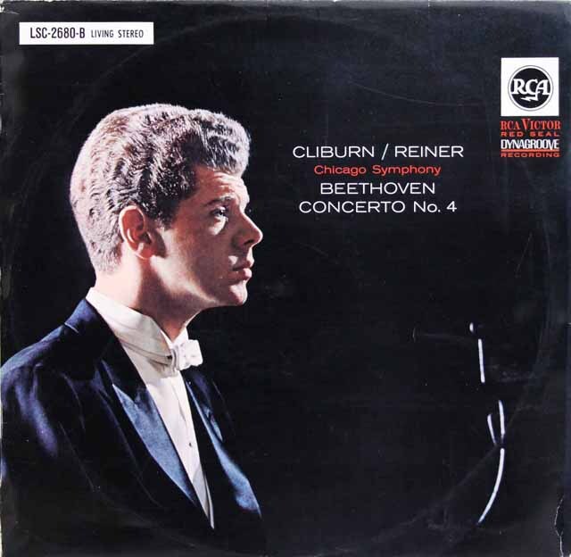 クライバーン、ライナーのベートーヴェン/ピアノ協奏曲第4番　独RCA　3629　LP レコード
