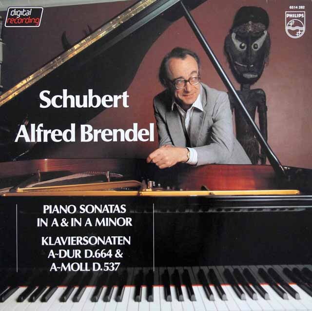 ブレンデルのシューベルト/ピアノソナタ第4、13番　蘭PHILIPS　3629　LP レコード