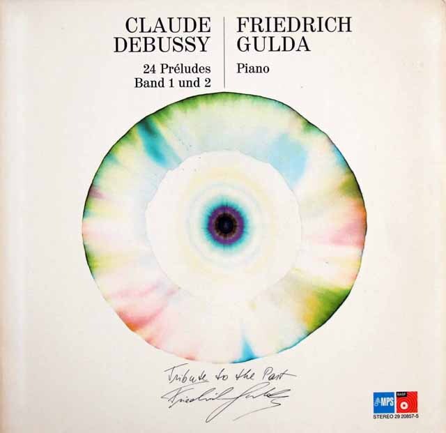 グルダのドビュッシー/「前奏曲集」　独MPS　3629　LP レコード