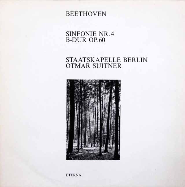 スウィトナーのベートーヴェン/交響曲第4番 　独ETERNA　3629　LP レコード