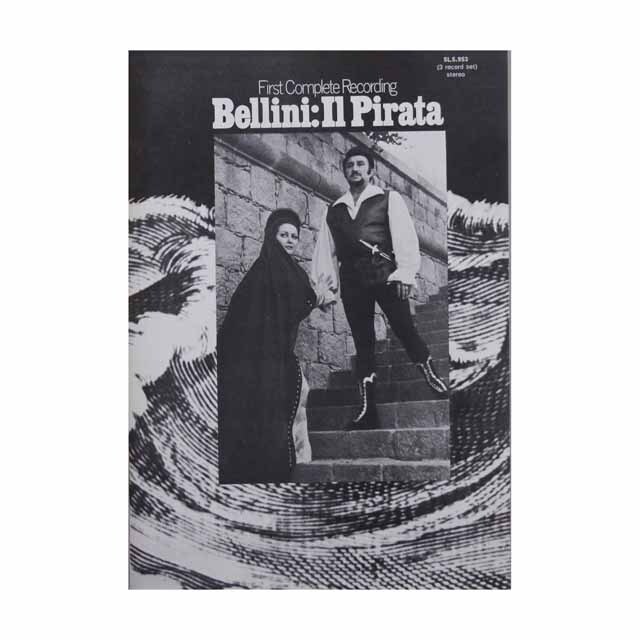 LP レコード　イタリアオペラ ベッリーニ：歌劇「海賊」全曲　英EMI LP レコード カバリエ、ガヴァッツェーニのベッリーニ/歌劇