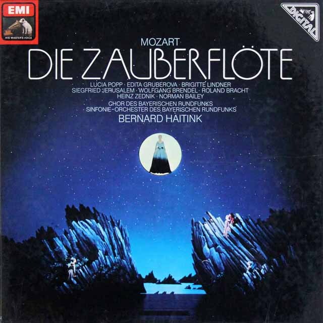 ハイティンクのモーツァルト/「魔笛」全曲　独EMI　3629　LP レコード