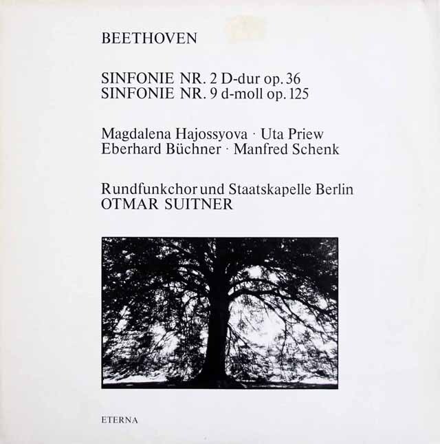 スウィトナーのベートーヴェン/交響曲第2番、第9番「合唱」　独ETERNA　3630　LP レコード