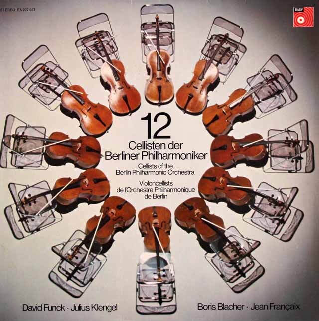 ベルリン・フィルの12人のチェロ奏者たち　独ACANTA　3630　LP レコード