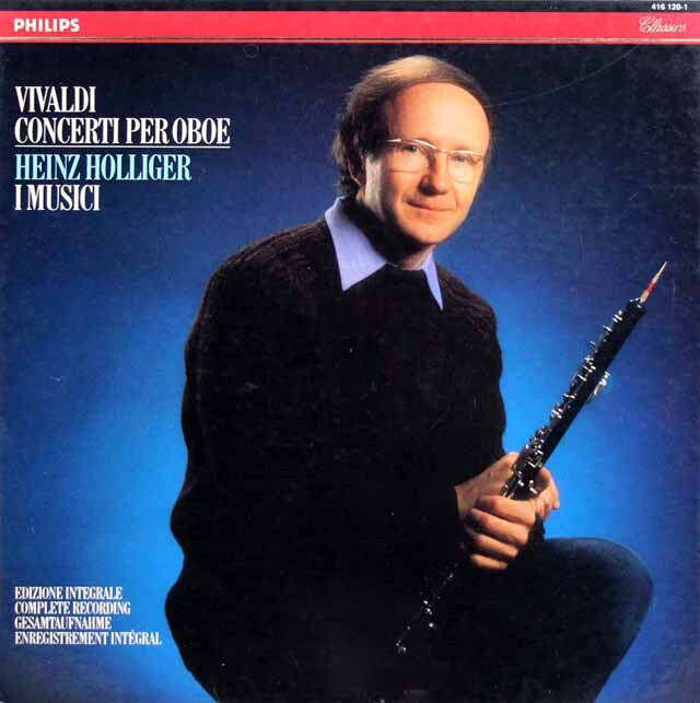 ホリガー、イ・ムジチのヴィヴァルディ/オーボエ協奏曲集　蘭PHILIPS　3630　LP レコード