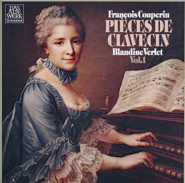 ヴェルレのクープラン/クラヴサン小品集 (Vol.1)　独TELEFUNKEN　3630　LP レコード