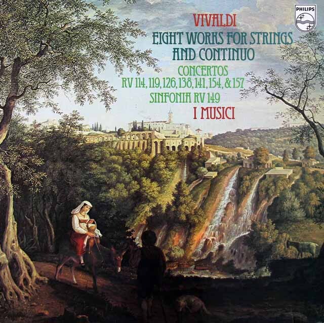 イ・ムジチのヴィヴァルディ/弦楽と通奏低音のための協奏曲集　蘭PHILIPS　3630　LP レコード
