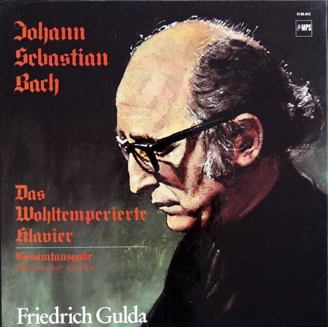 グルダのバッハ/平均律クラヴィーア曲集（全曲）　独MPS　3631　LP レコード