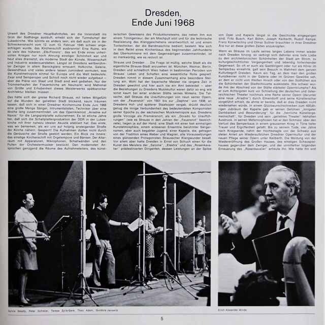 LP レコード ケンペのR.シュトラウス/「ナクソス島のアリアドネ