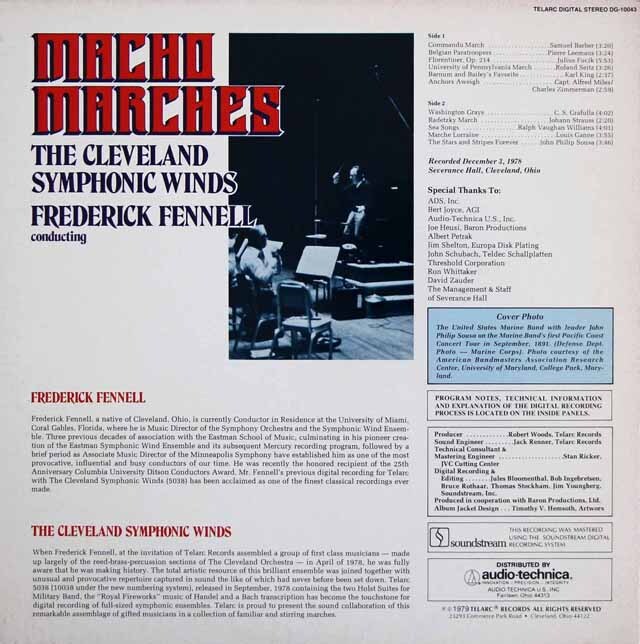 レコード LP レコード フレデリック・フェネル、クリーヴランド